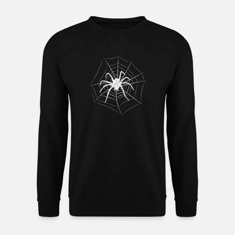 Spinne Halloween - Unisex Pullover - Schwarz