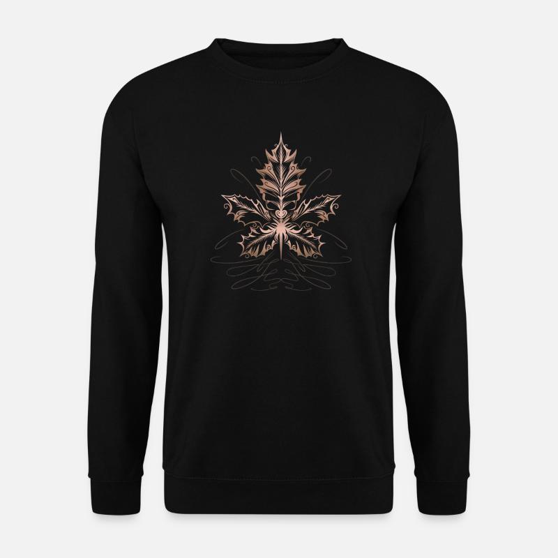 Maple Leaf, Leaf, Foliage, Autumn - Unisex Sweatshirt - black