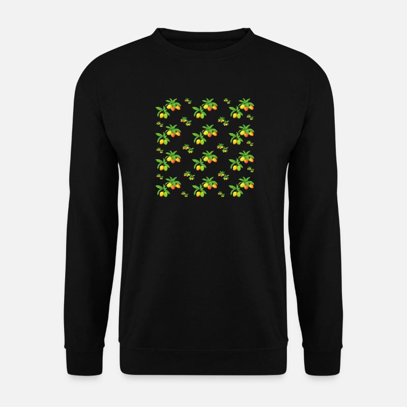 Leckere Mangos - Muster - Unisex Pullover - Schwarz