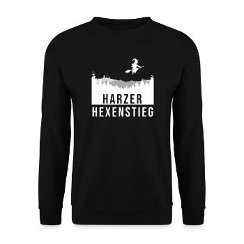 Hexenstieg - Unisex Pullover - Schwarz - Vorne - Alina (178cm) & Michal (187cm)