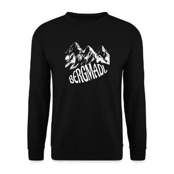 Bergmadl - Unisex Pullover - Schwarz - Vorne - Alina (178cm) & Michal (187cm)