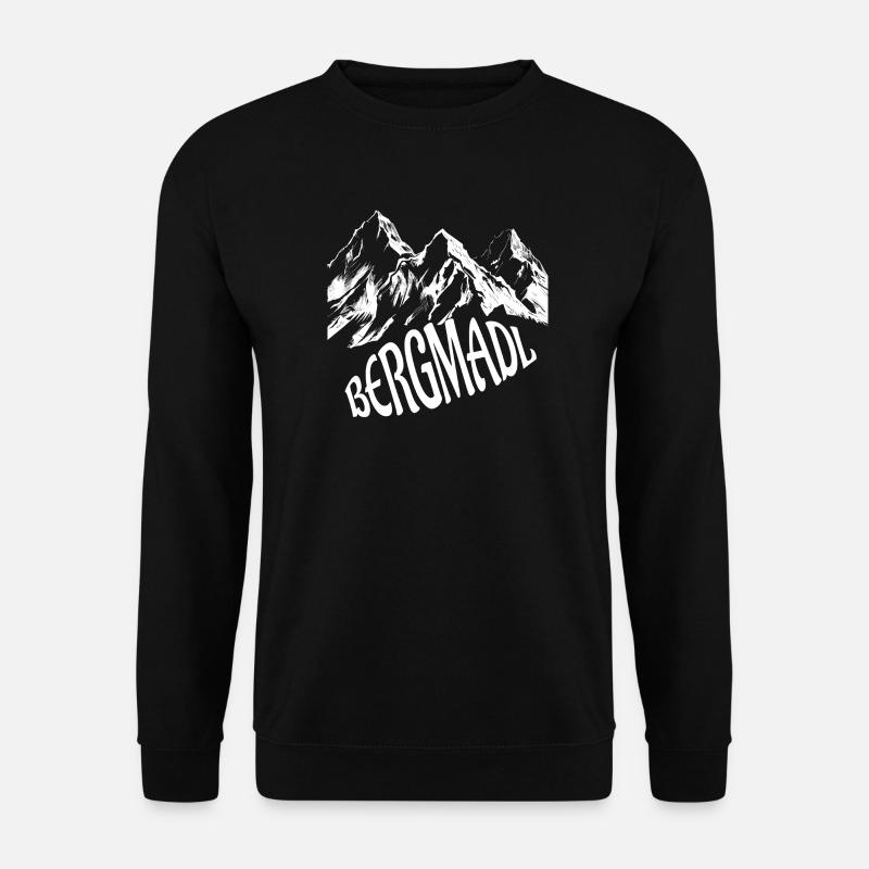 Bergmadl - Unisex Pullover - Schwarz