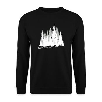 Schwarzwaldbub - Unisex Pullover - Schwarz - Vorne - Alina (178cm) & Michal (187cm)
