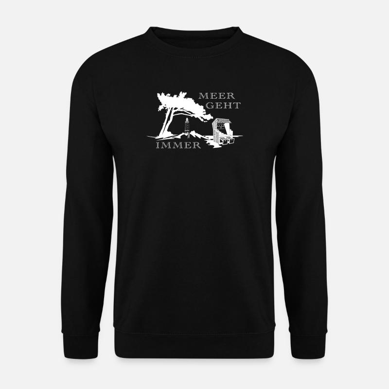 Meer geht immer - Unisex Pullover - Schwarz