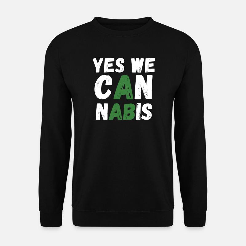 Yes We Cannabis! - Unisex Sweatshirt - black