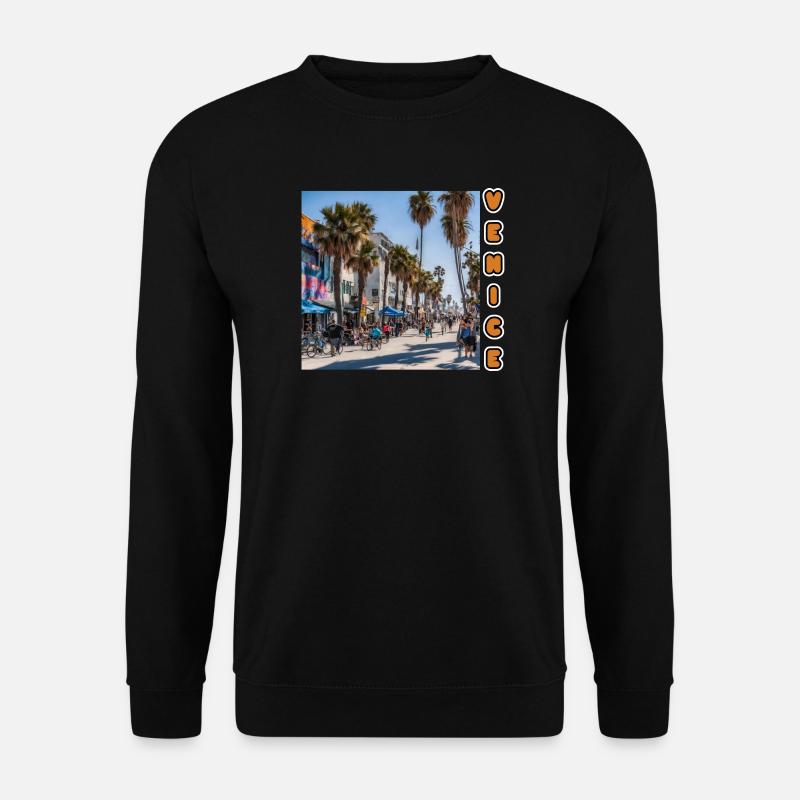 VENICE BEACH - Unisex Pullover - Schwarz