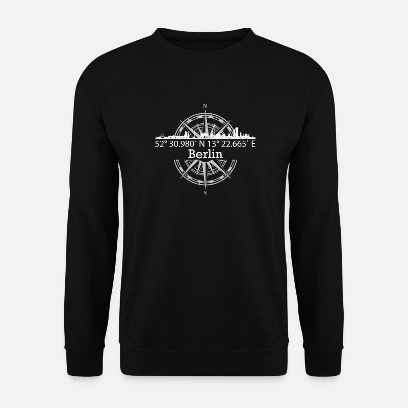 Skyline Berlin - Unisex Pullover - Schwarz
