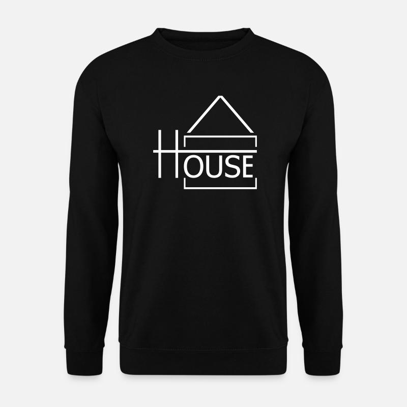 HOUSE Festival Design - Unisex Pullover - Schwarz