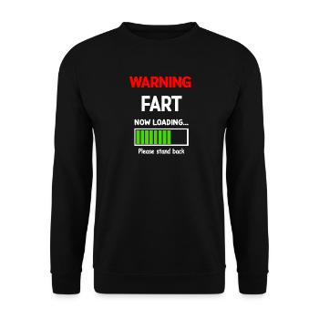 Humour comique Pet chargement T-shirt - Sweat-shirt Unisexe - noir - Devant - Alina (178cm) & Michal (187cm)