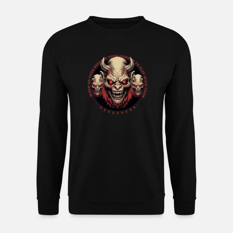 Höllen Dämonen - Unisex Pullover - Schwarz