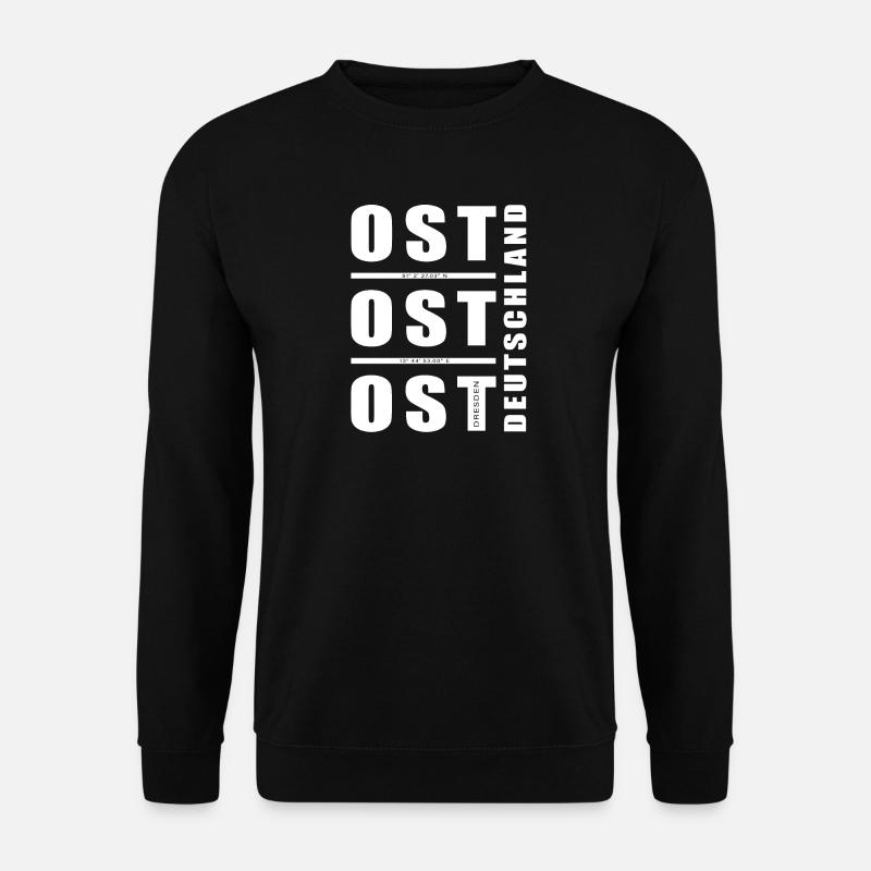 Ost Ost Ostdeutschland - Dresden - Unisex Pullover - Schwarz