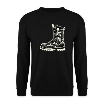 Chaussure de randonnée pour Randonneur et Trekkeur - Sweat-shirt Unisexe - noir - Devant - Alina (178cm) & Michal (187cm)