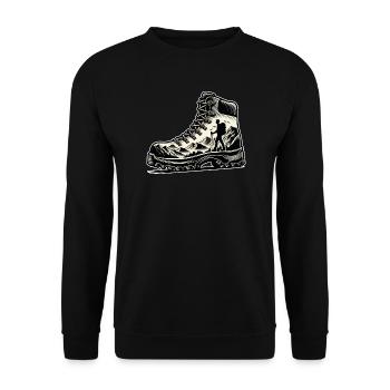 Chaussure randonnée Montagne Trekkeur Randonneur - Sweat-shirt Unisexe - noir - Devant - Alina (178cm) & Michal (187cm)