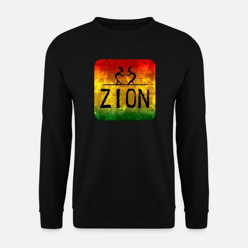 Raggae Zion - Unisex Pullover - Schwarz