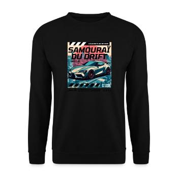 Samouraï Drift Urbaine - Sweat-shirt Unisexe - noir - Devant - Alina (178cm) & Michal (187cm)