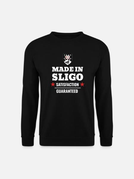 Made in Sligo Satisfaction Guaranteed Ireland - Unisex Sweatshirt - black