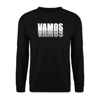 VAMOS - Unisex Pullover - Schwarz - Vorne - Alina (178cm) & Michal (187cm)