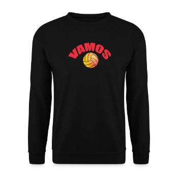 VAMOS - Unisex Pullover - Schwarz - Vorne - Alina (178cm) & Michal (187cm)