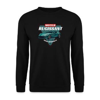 Moteur Rugissant Car - Sweat-shirt Unisexe - noir - Devant - Alina (178cm) & Michal (187cm)