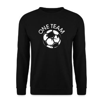 Une équipe Ball Utilisé Look Symbol Dirty Icon Club - Sweat-shirt Unisexe - noir - Devant - Alina (178cm) & Michal (187cm)