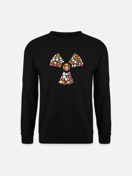 Radioactive Clover Flowers Radio Manip Radiology - Unisex Sweatshirt - black