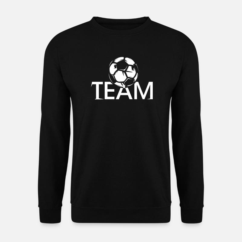 team mannschaft icon symbol ball fußball club - Unisex Pullover - Schwarz