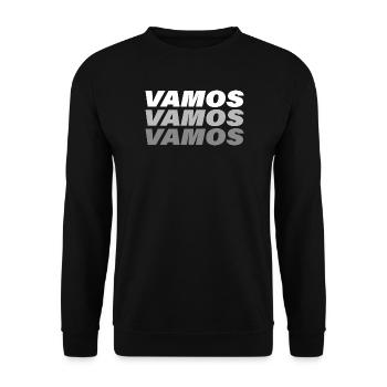 VAMOS - Unisex Pullover - Schwarz - Vorne - Alina (178cm) & Michal (187cm)