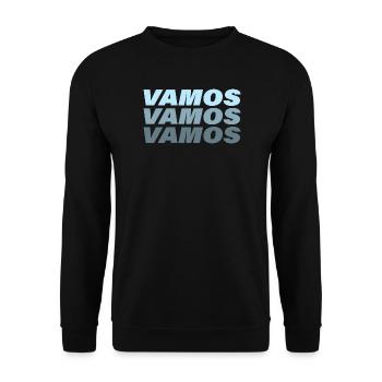 Vamos - Unisex Sweatshirt - black - Front - Alina (178cm) & Michal (187cm)