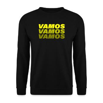 VAMOS - Unisex Pullover - Schwarz - Vorne - Alina (178cm) & Michal (187cm)