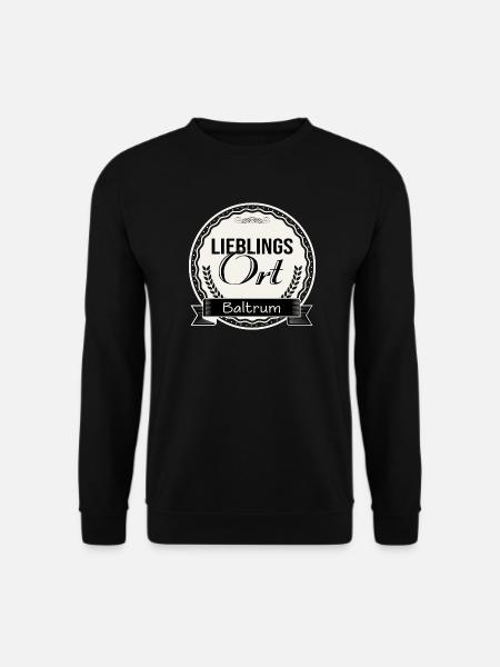 Lieblingsort Baltrum - Unisex Pullover - Schwarz