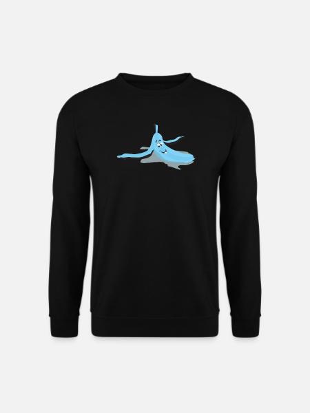 Oeil glissé banane - Sweat-shirt Unisexe - noir