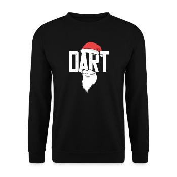 Dart Enthusiast Darts Board Meister Dart Spieler - Unisex Pullover - Schwarz - Vorne - Alina (178cm) & Michal (187cm)
