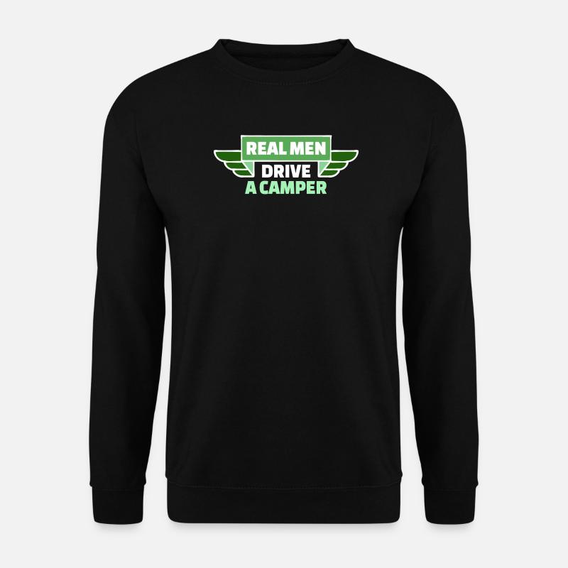 Camper Statement Camping Randonneur Wanderlust - Sweat-shirt Unisexe - noir