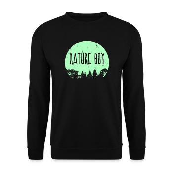 Campsite Nature Statement Hikers Camping - Unisex Sweatshirt - black - Front - Alina (178cm) & Michal (187cm)