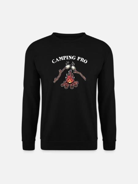 Camping Statement Campsite Campfire Camping - Unisex Sweatshirt - black