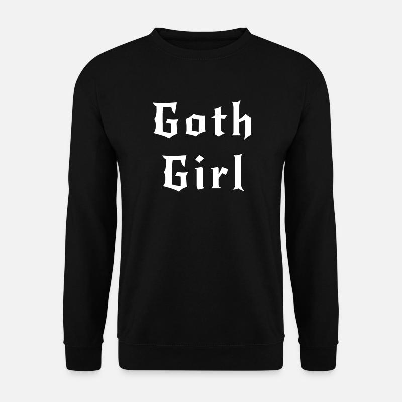 Gothic-Mädchen, Geschenk für Gothic-Mädchen oder -Frau - Unisex Pullover - Schwarz