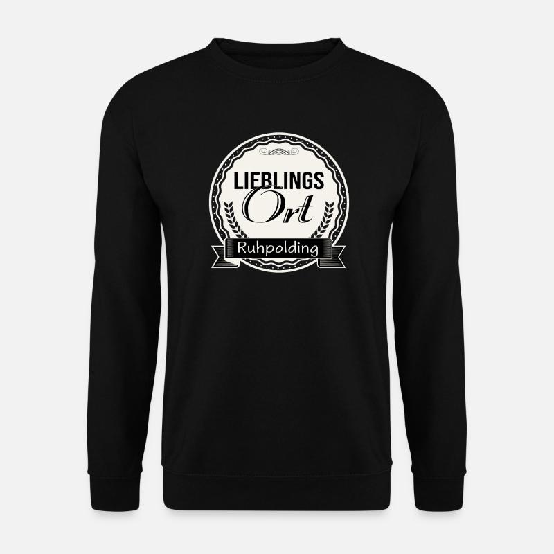 Lieblingsort Ruhpolding - Unisex Pullover - Schwarz