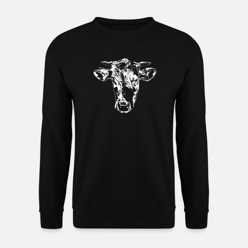 Cow - Unisex Sweatshirt - black