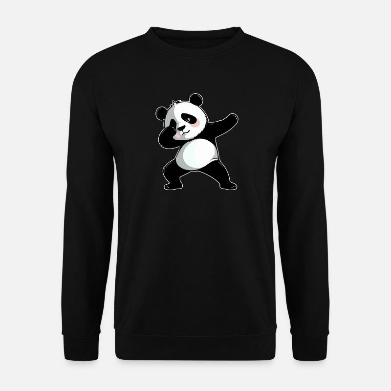 Dabbing Panda - Unisex Sweatshirt - black