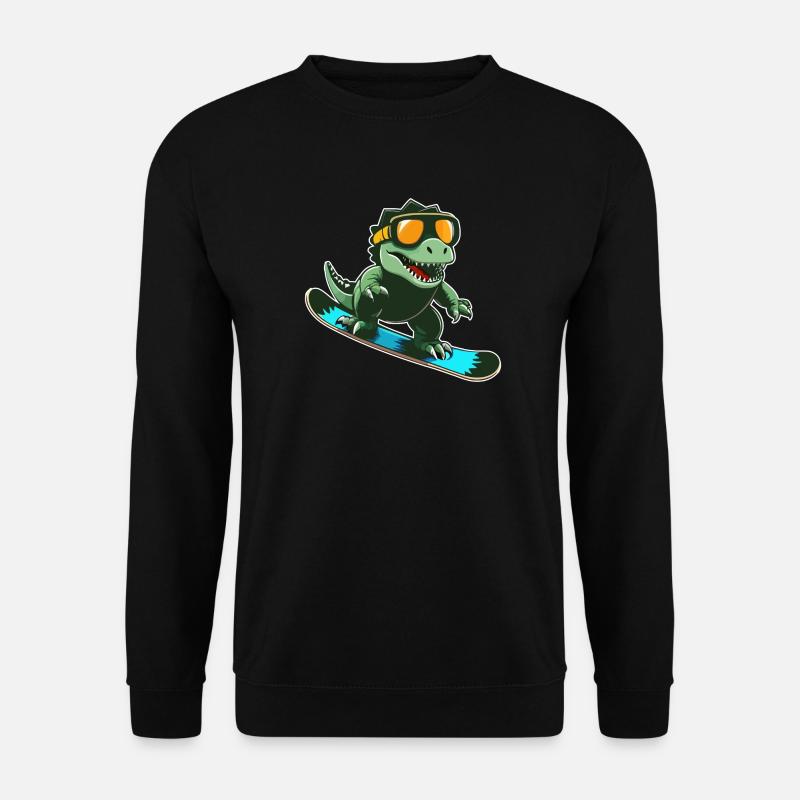 T-Rex Snowboarding - Unisex Sweatshirt - black