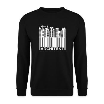 Architekt Spruch Job Vorgesetzter Beruf Karriere - Unisex Pullover - Schwarz - Vorne - Alina (178cm) & Michal (187cm)