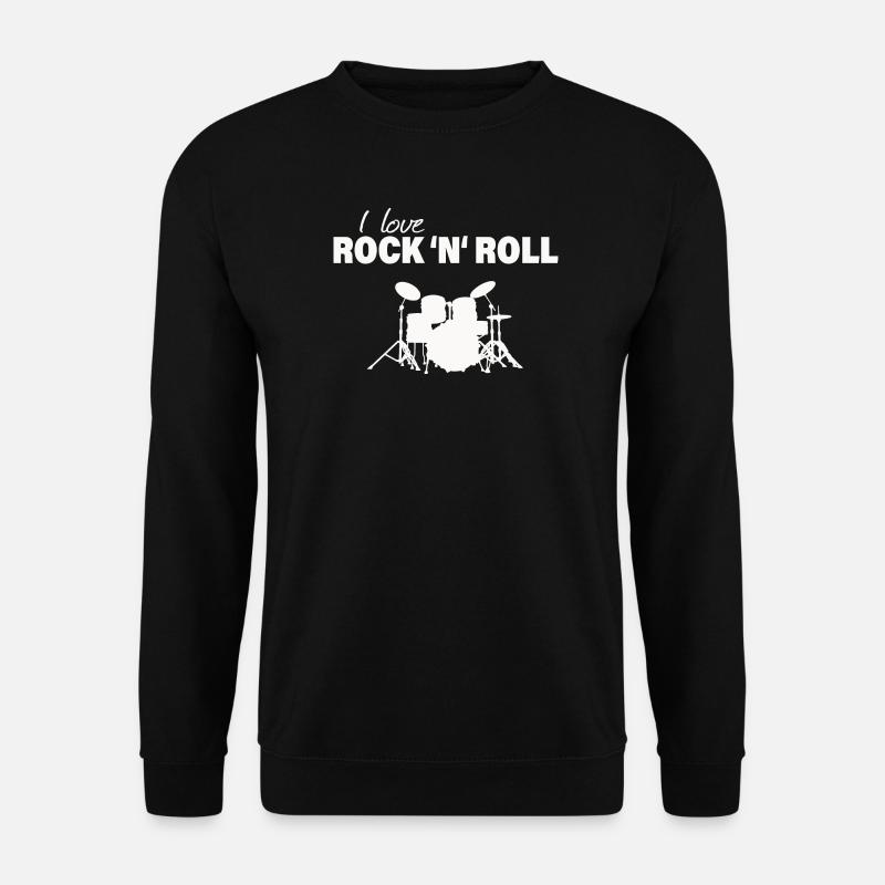 I LOVE ROCK 'N' ROLL - Unisex Pullover - Schwarz