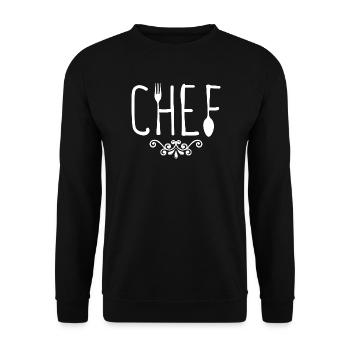 Job Career Profession Success Supervisor Work - Unisex Sweatshirt - black - Front - Alina (178cm) & Michal (187cm)
