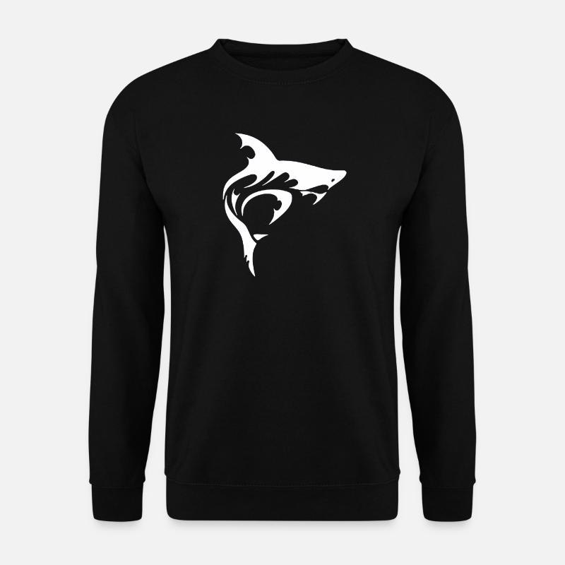 SHARK - Unisex Pullover - Schwarz