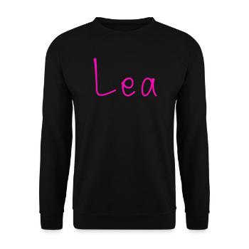 Leah - Unisex Sweatshirt - black - Front - Alina (178cm) & Michal (187cm)