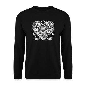 Battement d'Amour - Sweat-shirt Unisexe - noir - Devant - Alina (178cm) & Michal (187cm)