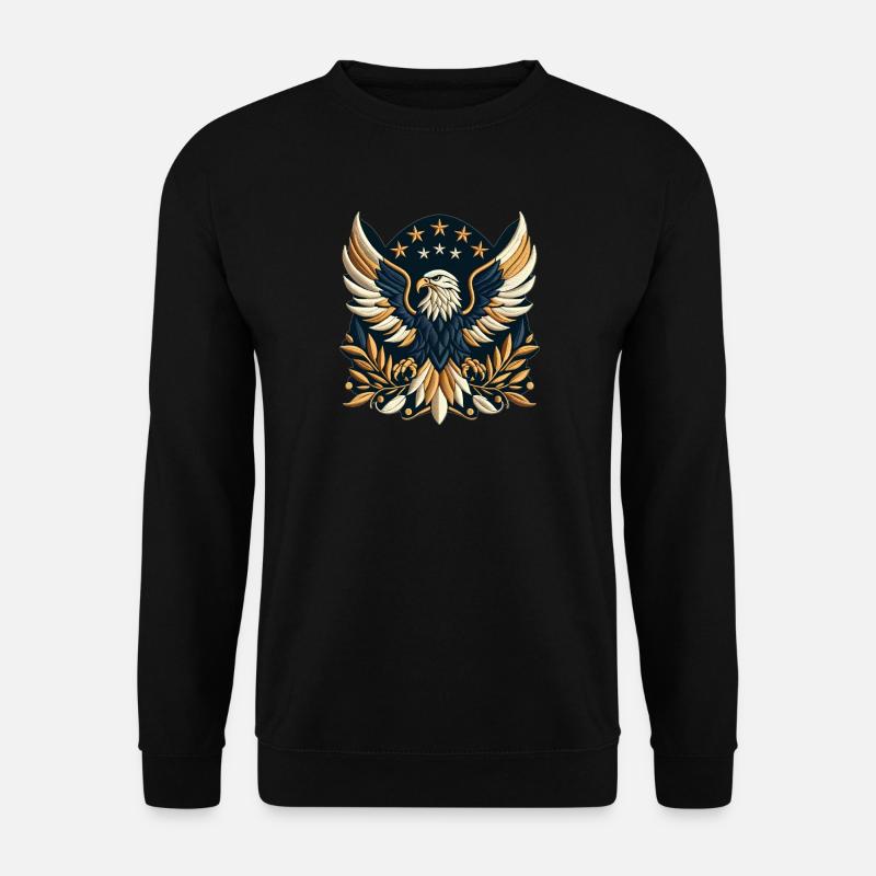 Star-Spangled Banner Eagle - Unisex Sweatshirt - black