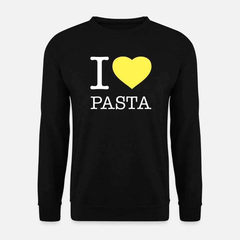 I LOVE PASTA - Unisex Sweatshirt - black