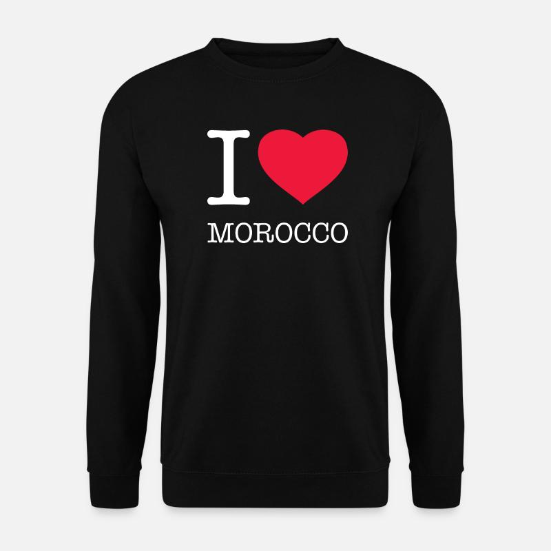 J’AIME LE MAROC - Sweat-shirt Unisexe - noir