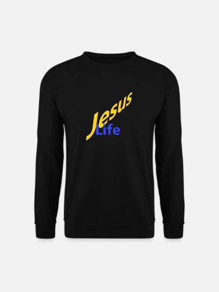 Jesus Life - Unisex Pullover - Schwarz